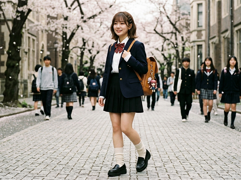日系甜酷學院風